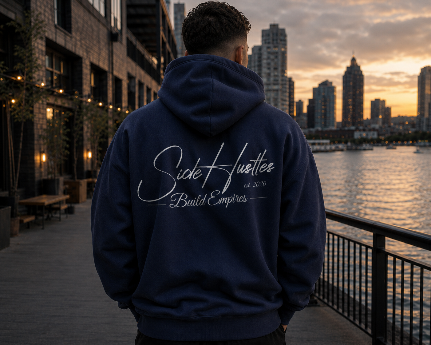 Signature Navy Hoodie
