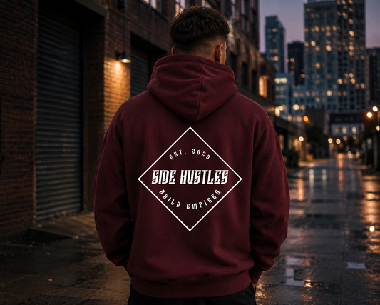 Diamond Classic Burgundy Hoodie