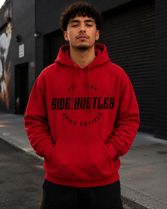 Red Front Modern Hoodie